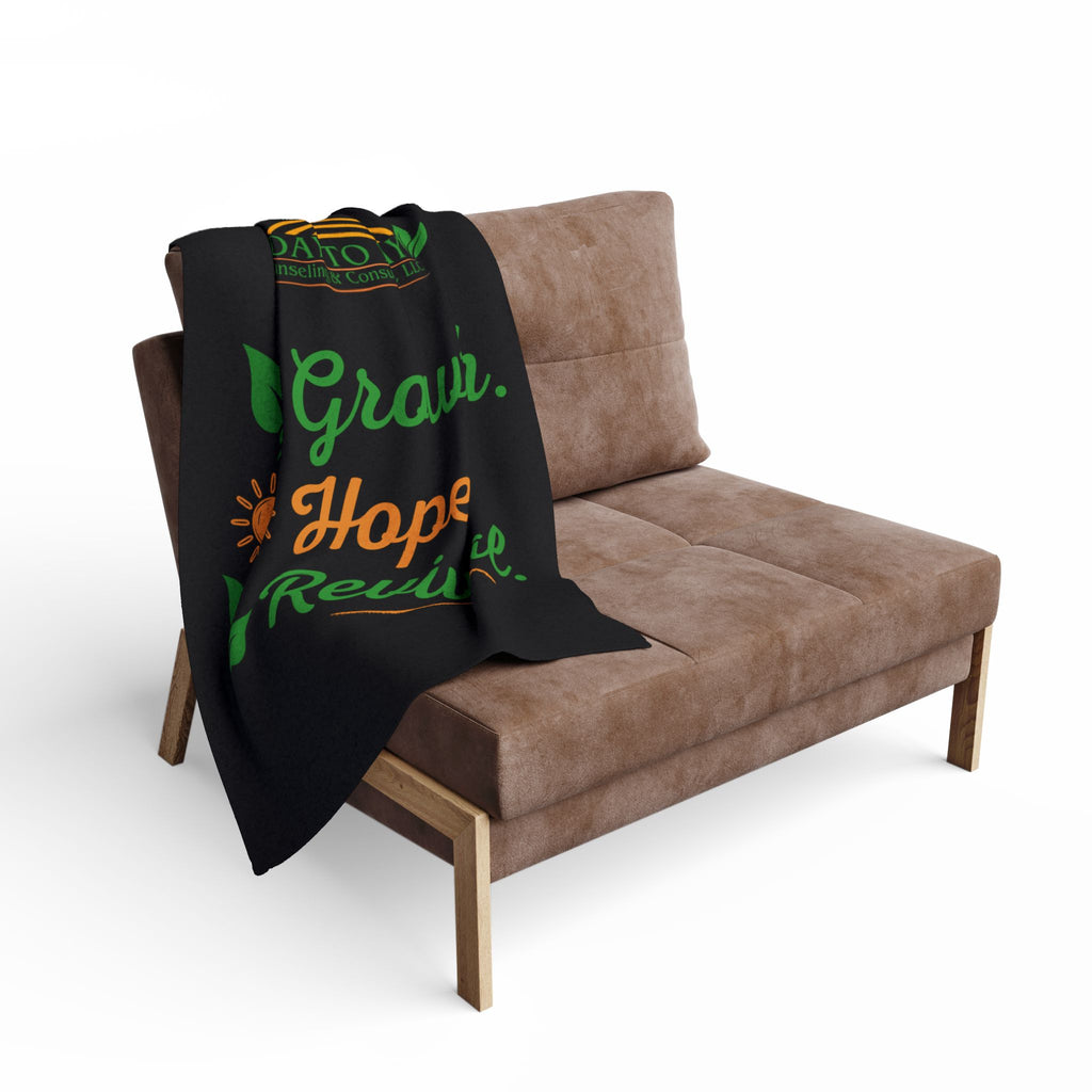Arctic Fleece Blanket — Growth. Hope. Revival. Inspirational Cozy Throw