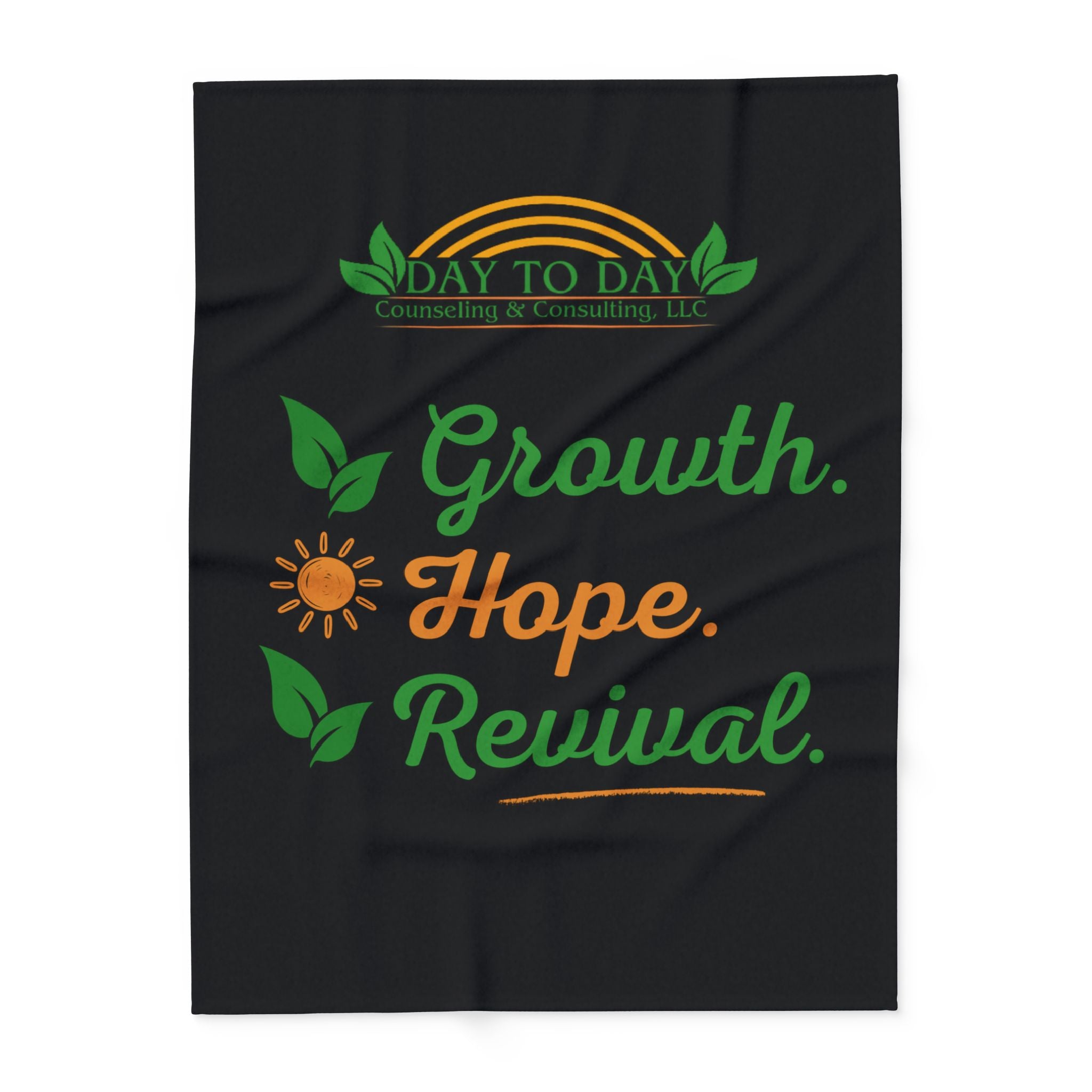Arctic Fleece Blanket — Growth. Hope. Revival. Inspirational Cozy Throw
