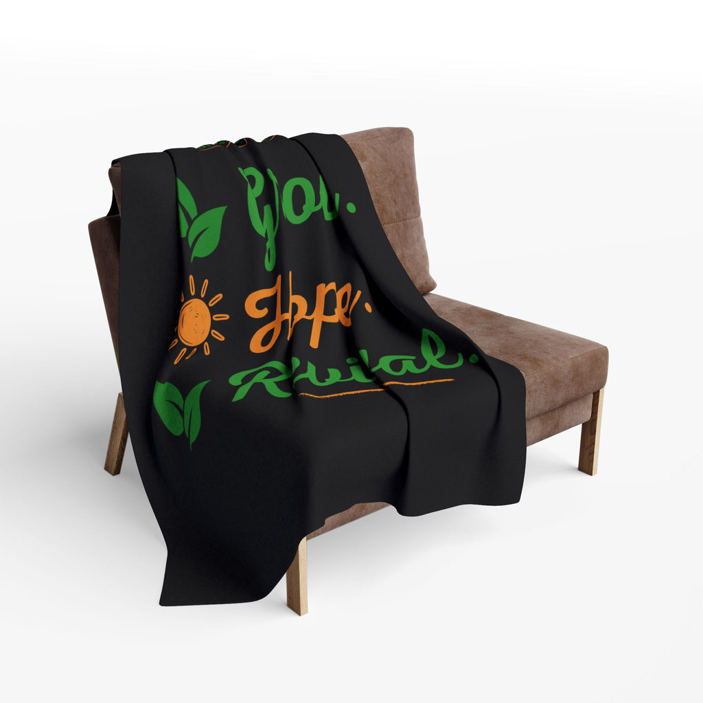 Arctic Fleece Blanket — Growth. Hope. Revival. Inspirational Cozy Throw