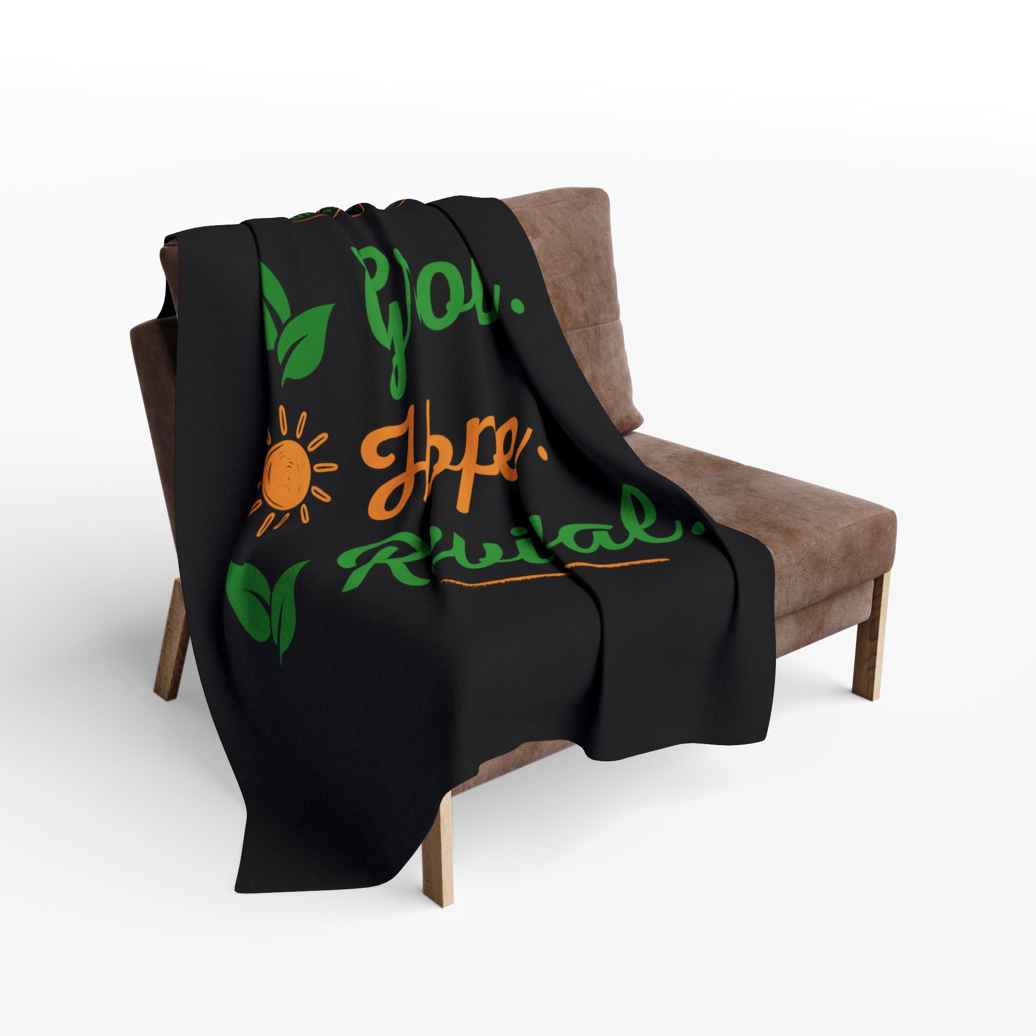 Arctic Fleece Blanket — Growth. Hope. Revival. Inspirational Cozy Throw