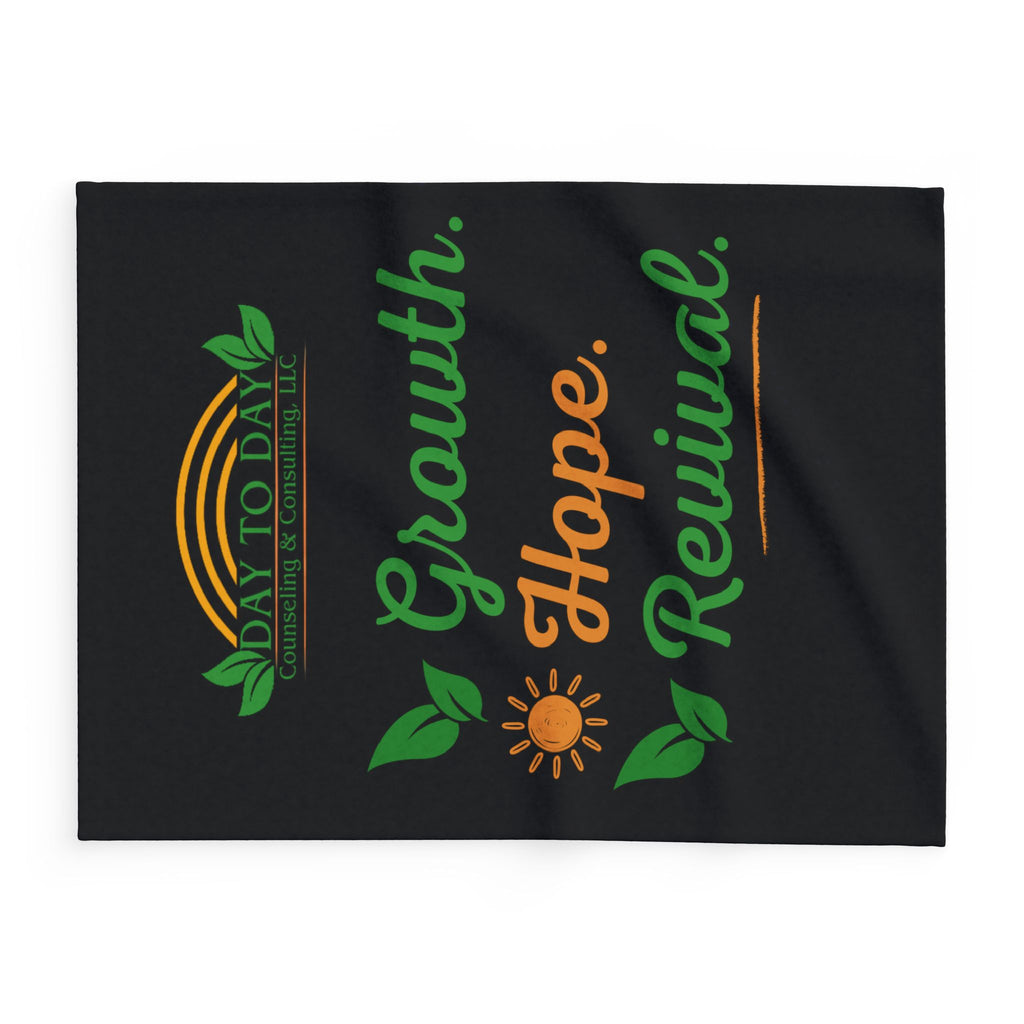 Arctic Fleece Blanket — Growth. Hope. Revival. Inspirational Cozy Throw