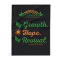 Arctic Fleece Blanket — Growth. Hope. Revival. Inspirational Cozy Throw
