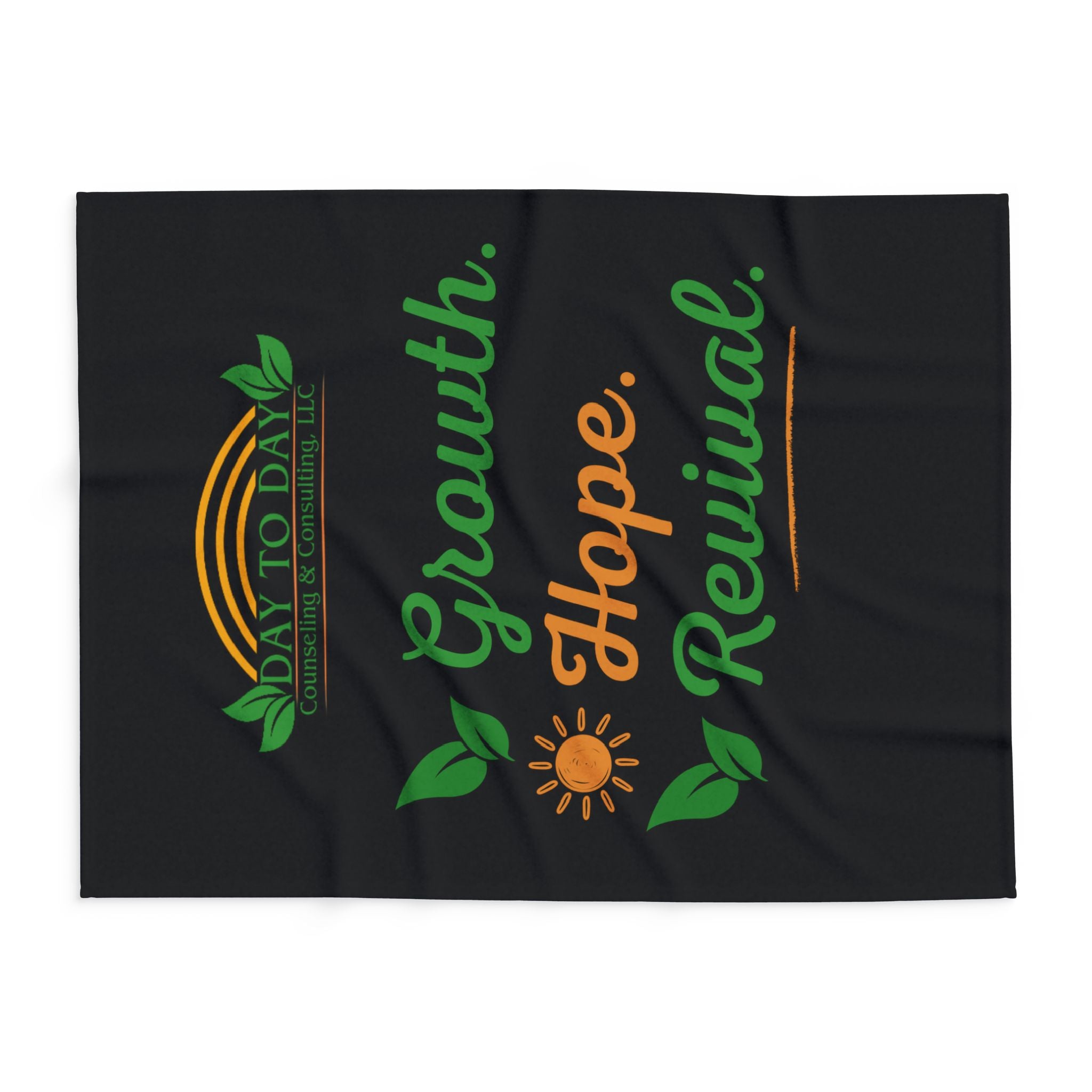 Arctic Fleece Blanket — Growth. Hope. Revival. Inspirational Cozy Throw
