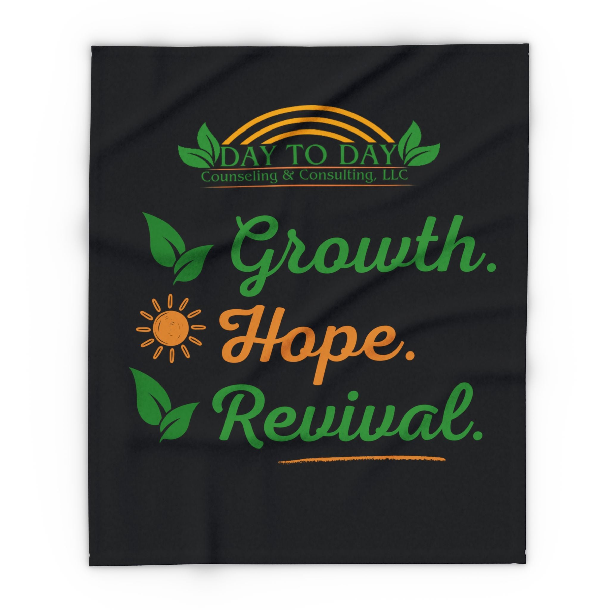 Arctic Fleece Blanket — Growth. Hope. Revival. Inspirational Cozy Throw