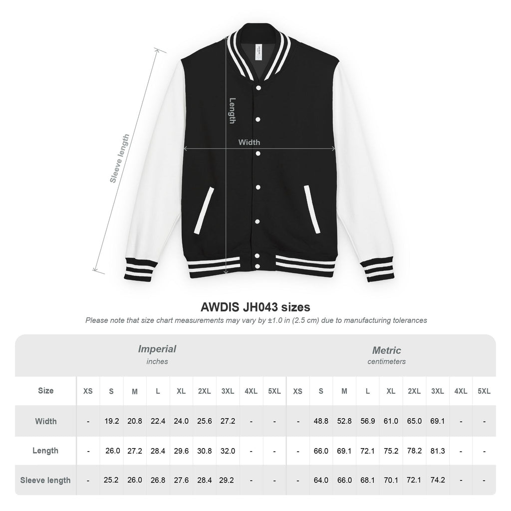 Letterman Jacket — 'Healing Real Time' Retro Campus Varsity Jacket